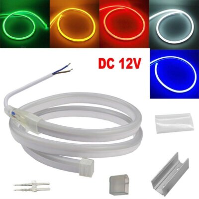 3 m DC12 V LED Neon Flex wasserdicht kommerzielles Schild Tür Seil Beleuchtung CE & ROHS