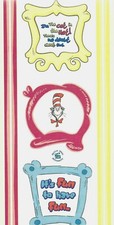 DR. SEUSS Cat in the Hat Fun Frames Borders Stickers HTF Scrapbook Crafts