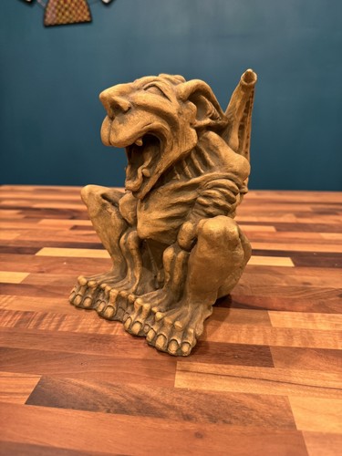 Vintage J. Coleman 1996 LARGE LEO THE LAUGHING GARGOYLE Statue 12”