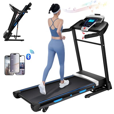 Treadmill Auto Incline 3.25HP Folding Walking Jogging Running Machine for Home@