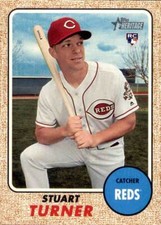 2017 Topps Heritage High Number Base Set Rookie #636 Stuart Turner Reds