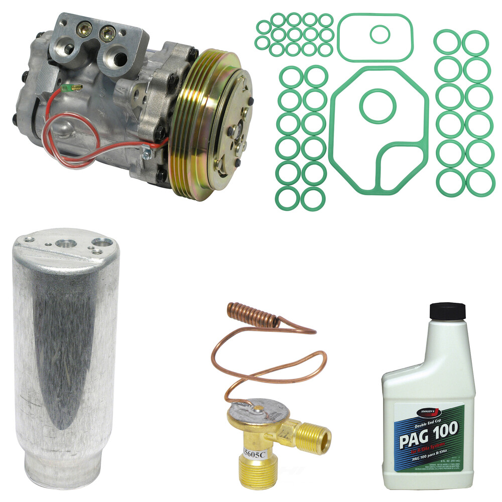 A/C Compressor Kit-LSi, VIN: 6, MFI UAC KT 4286 fits 95-96 Geo Tracker ...