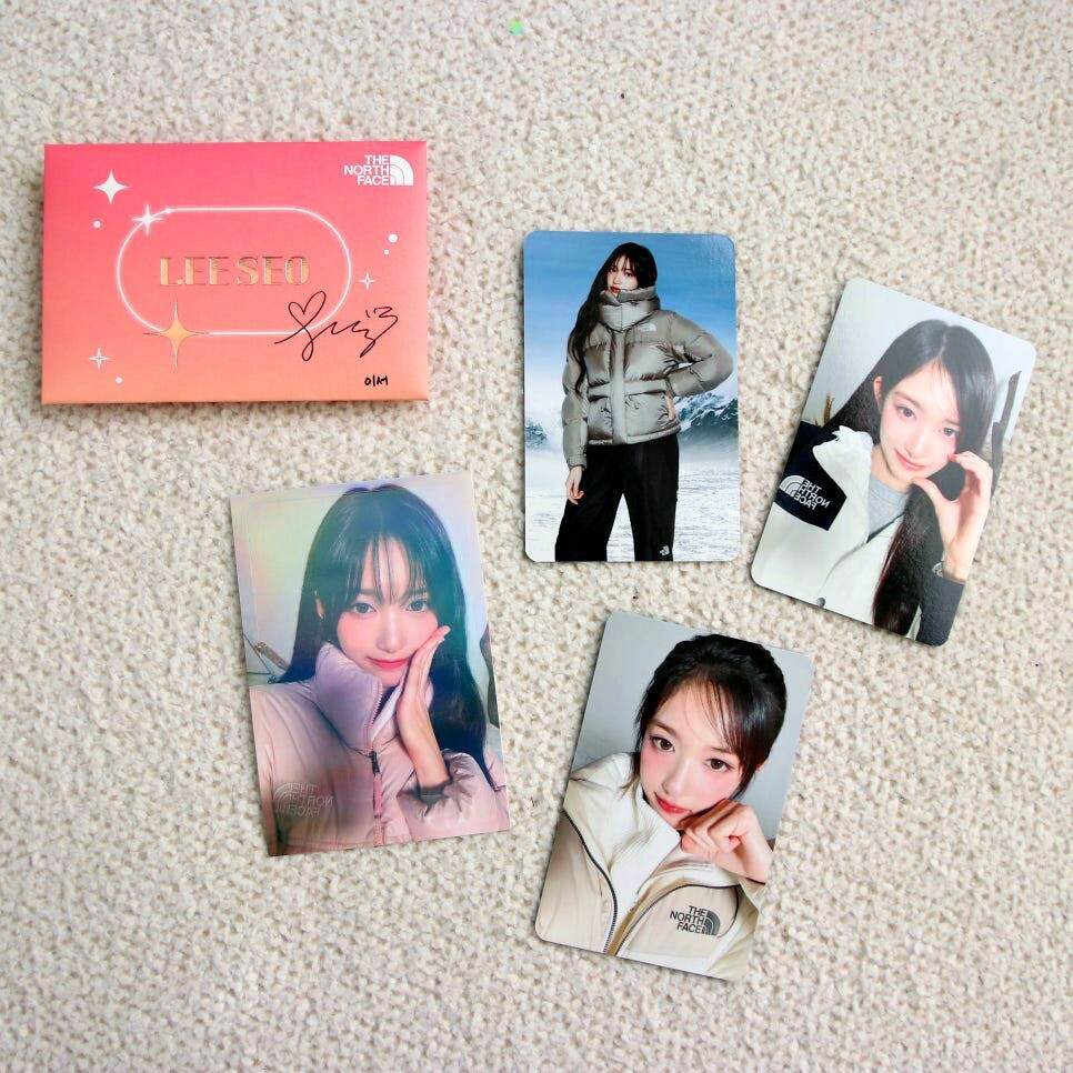 IVE LEESEO x THE NORTH FACE Official Secret Selfie Photo Card