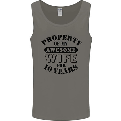 10. Hochzeitstag 10 Jahre lustiges Frau Herren Trägershirt Tanktop