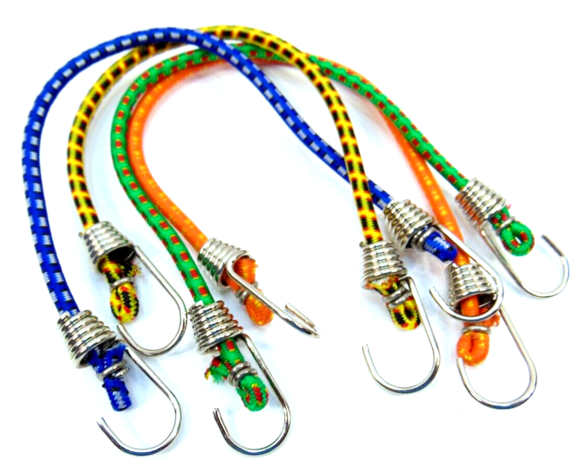 Bungee Cord Mini Tie Down Straps Small Cords Set Bike Motorcycle Cargo