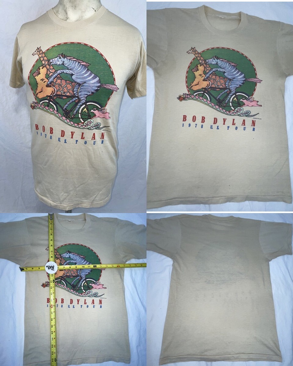 VTG 70S 1978 BOB DYLAN FOLK SINGER ROCK TOUR CONCERT BAND ANIMALS