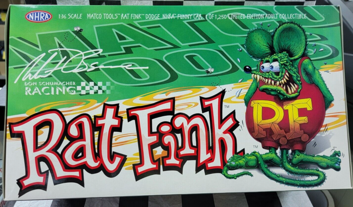 NHRA Matco Tools Rat Fink Whit Bazemore Dodge Funny Car Matco