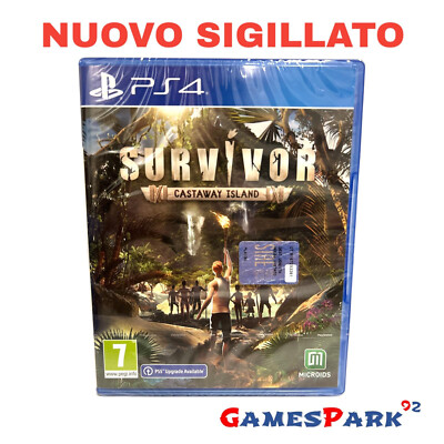 Survivor Castaway Island ps4 playstation 4 game new for italian pal di da x