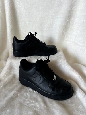 Nike Air Force 1 Low Black W 315115-038 Size 9 - Made In Vietnam