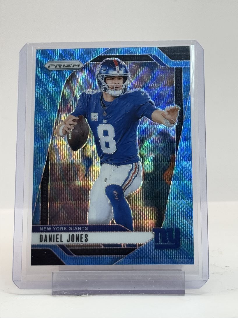 DANIEL JONES 2024 PANINI PRIZM FOOTBALL BLUE WAVE GIANTS /230 Q0323