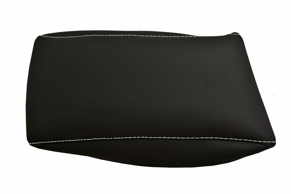 Se adapta a BMW X3 2003-2010 PVC consola central tapa reposabrazos cubierta negro blanco puntada Foto 3 de 4