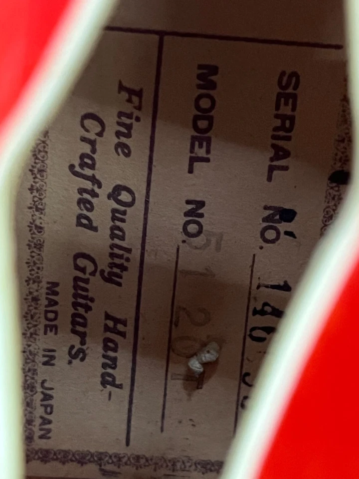 E Gitarre Aria 5120T Made in Japan1970 - Bild 4 von 4