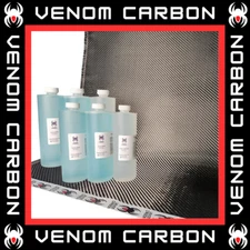5 yards (50" wide) Twill Weave Carbon Fiber Resin Kit
