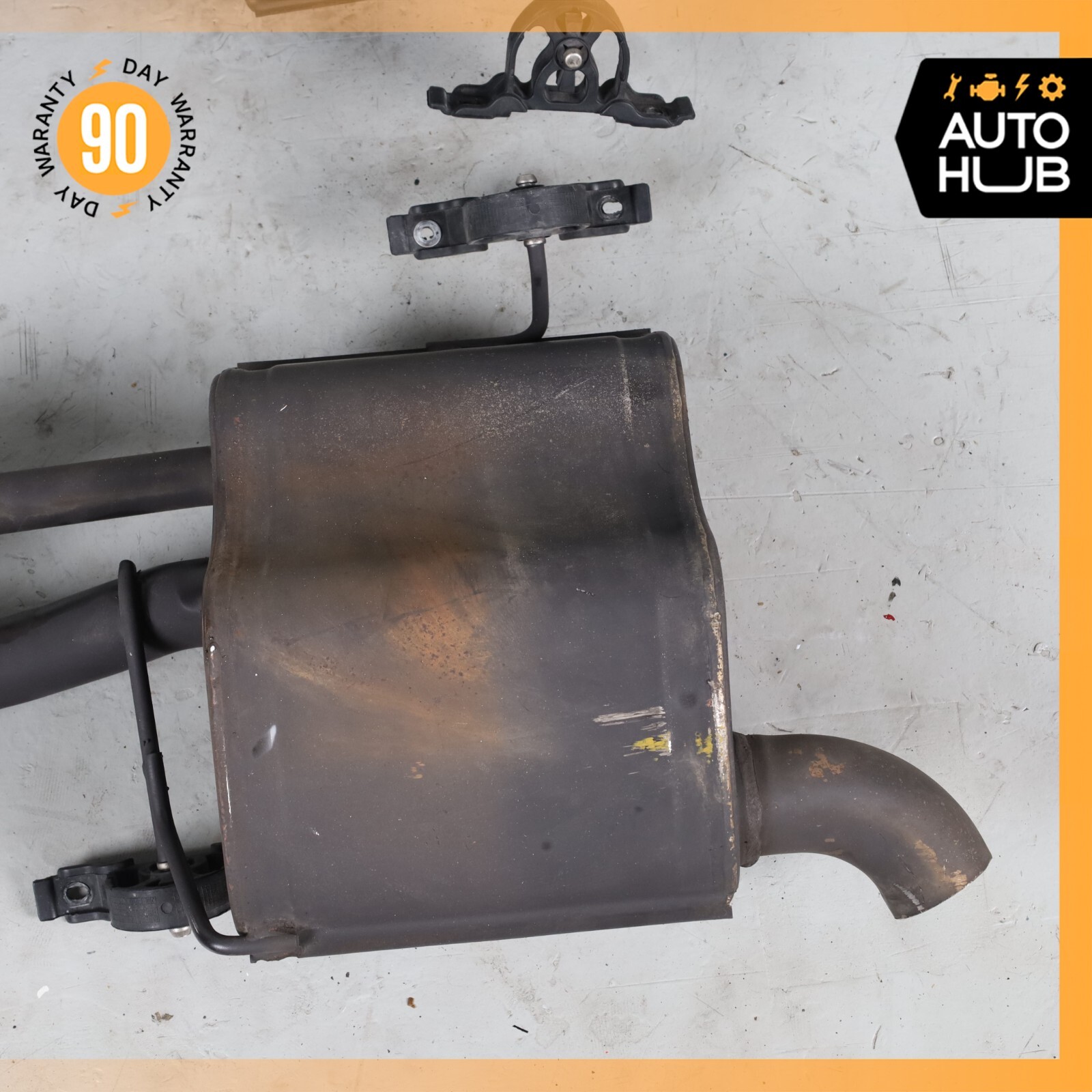 Maserati Quattroporte M139 Exhaust Mufflers Dual Tips Left & Right Side Set 74k