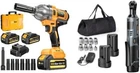 Taskstar Cordless Wrench Combo Kit Ratchet 3/8" 90nm, Impact Wrench 1/2" 1200N