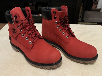 ト*イ様 TIMBERLAND 6インチ HOMMES us9 ブーツ redw NEW NIB Men's