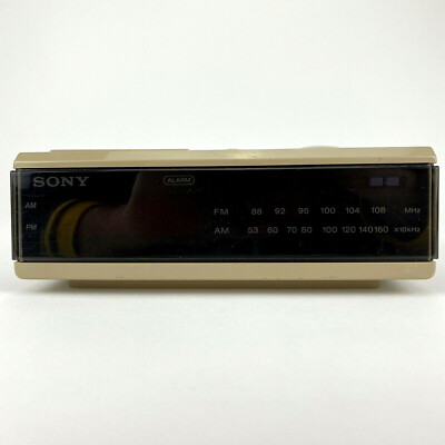 Sony Dream Machine FM/AM Digital Alarm Clock Radio ICF-C3W Tested & Working