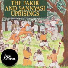 Colonial INDIA Rebellions FAKIR & SANNYASI UPRISINGS Map 1st Ed British East Co.