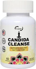 EOCUTE Candida Cleanse Gut Colon Support Natural Herbs for Intestinal Detox USA