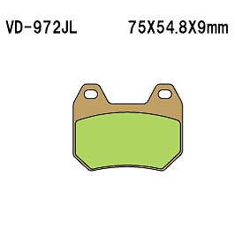 Vesrah VD972JL Sintered Metal High Performance Brake Pads - BMW - Picture 2 of 3