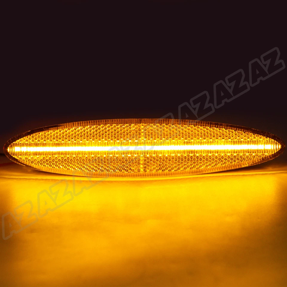 4 PIEZAS Lente Transparente LED Luz Marcadora Lateral Lámpara Para Lexus SC430 2002-2010 Delantera y Trasera Foto 3 de 4