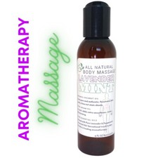 Lavender - Mint Massage Oil  Natural Massage Oil  Aromatherapy  Body Oil