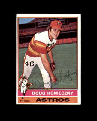 Doug Konieczny Hand Signed 1976 Topps Houston Astros Autograph