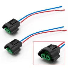 H11 H8 Female Adapter Wiring Harness Sockets Wire For Headlights or Fog Light 2x