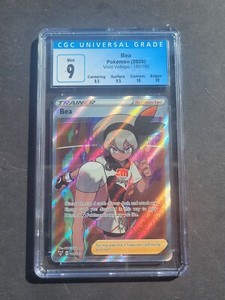 CGC 9 BEA 180/185 - SWSH VIVID VOLTAGE FULL ART RARE TRAINER HOLO - PSA - MINT