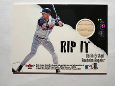2001 Fleer Premium Grip It and Rip It Plus #13 Troy Glaus Base Darin Erstad