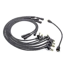 Pertronix 708104 Spiral Core Stock-Look V8 Spark Plug Wire Set (Black)