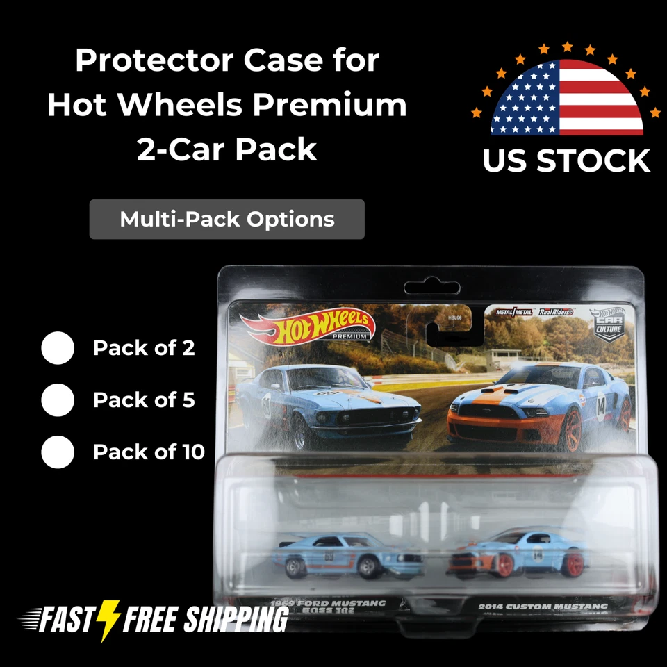 Protector Case for Hot Wheels Matchbox Mainline Premium Team Transport 2 Car - Image 4 of 4