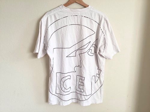 (L)C.E. Cav Empt Back Logo Tee White Large