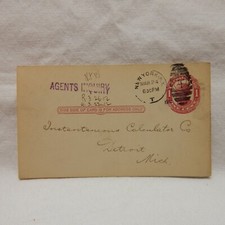 UX24 ''WILLIAM McKINLEY'' POSTAL CARD POSTMARKED 1912