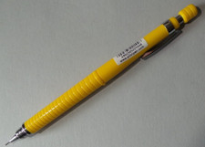 Pilot Push Button Fine Line Pencil Yellow Barrel 0.3mm Lead New Old Stock