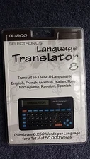 SELECTRONICS Language Translator 8, TR-800, English,French,German,Italian,polish