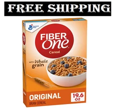 Fiber One Cereal, Original Bran, High Fiber Cereal Made with Whole Grain, 19.6 o