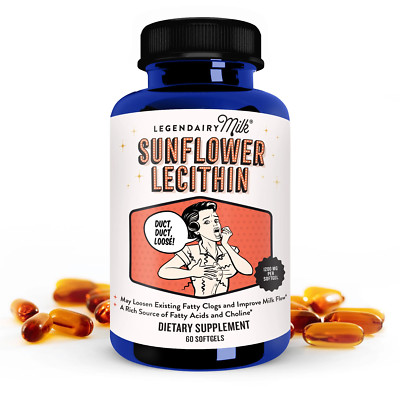 Sunflower Lecithin Softgels for Women - 60 Count Dietary Supplement