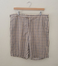 Vintage 60s/70s JCPenney PENN-PREST Men's Plaid Shorts 36 Waist