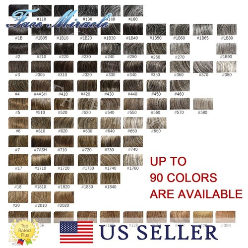 All Poly Herren Toupet Echthaar System 0,1 mm dünne Haut Toupet für Männer Haarteil - Bild 11 von 110