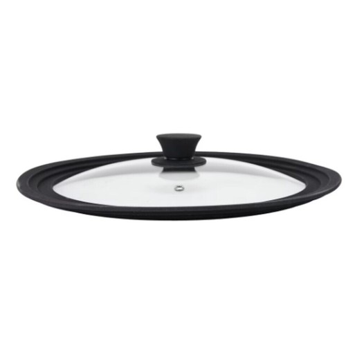 Glass & Silicone Universal Lid Replacement Cover Frypans Cookware 28cm 30cm 32cm - Picture 3 of 6