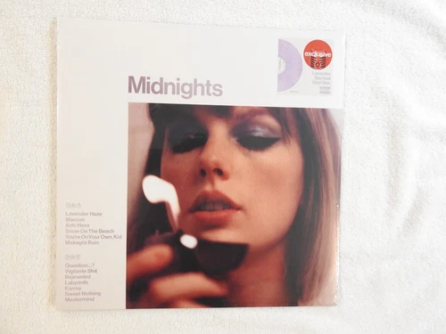 Taylor Swift "Midnights" BRAND NEW Lavender Marbled Vinyl LP! Sealed! See Photo