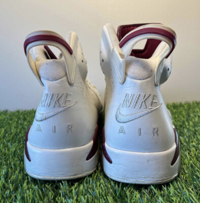 Nike Air Jordan 6 VI Retro Maroon 2015 White Size 14 Sneakers