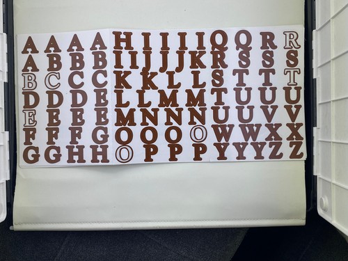 Creative Memories BOLD Large 1” ABC Alphabet All Caps Color Stickers YOU PICK - Picture 37 of 47