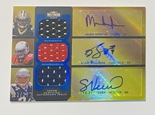 2011 Triple Threads Mark Ingram Williams Vereen Autograph Rookie 22/27 Jsy #1/1