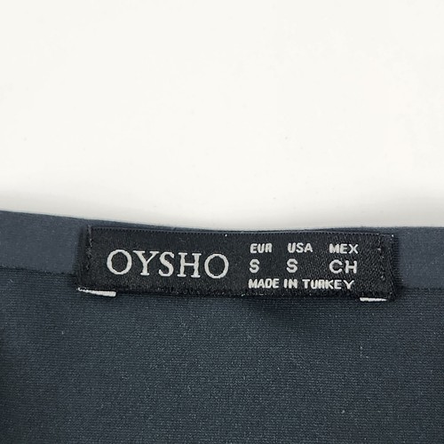 Oysho Activewear Mesh Panel Muscle Tank Top Womens S Gray Running Athletic Gym - Picture 4 of 7