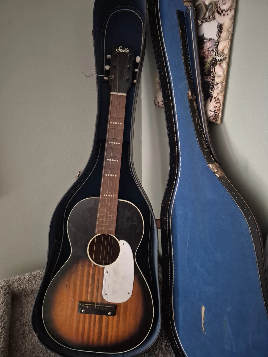 Harmony Guitar Case In Vintage Acoustic Guitars for sale | eBay