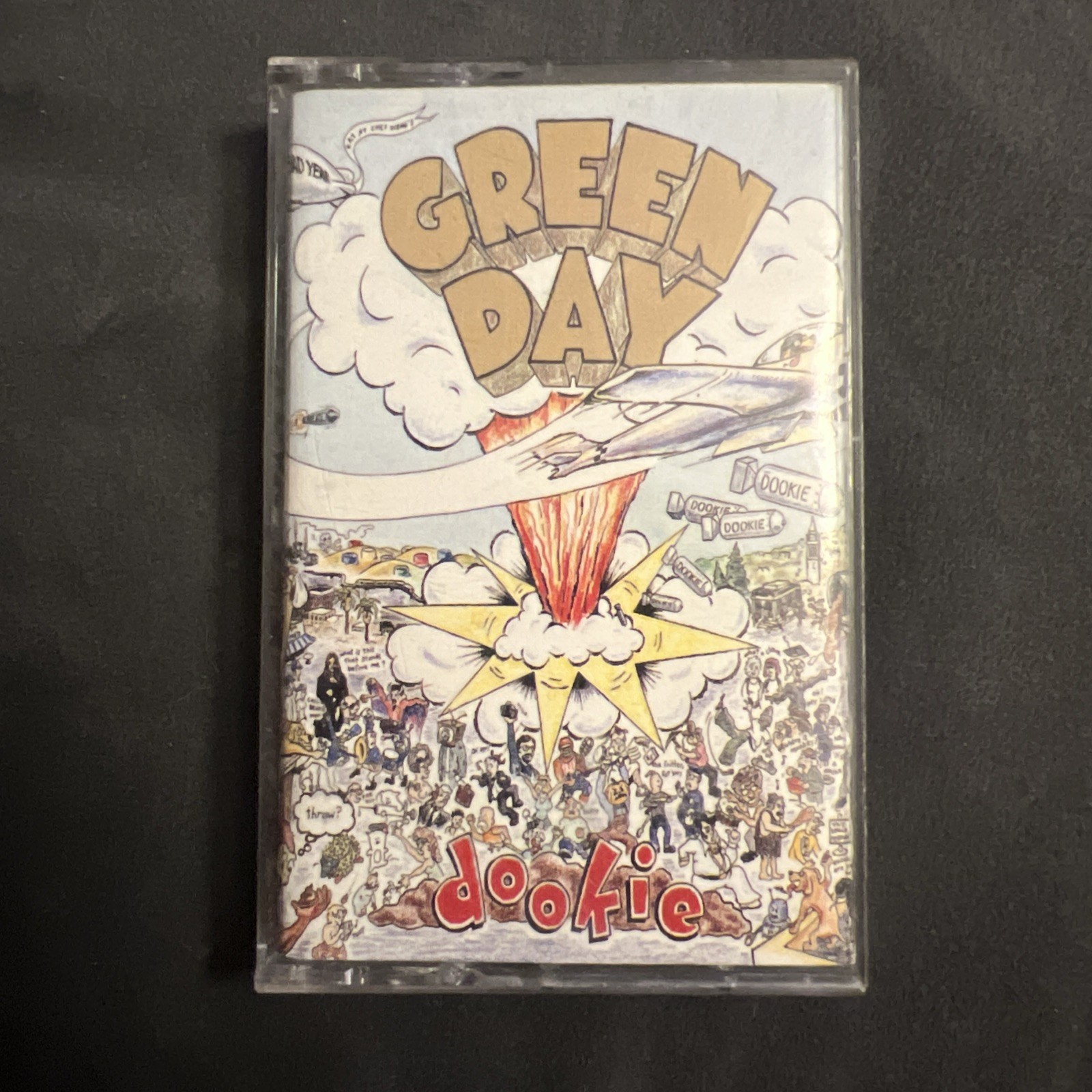 Green Day Dookie 1994 Blue Original Cassette Tape Reprise Records vintage punk