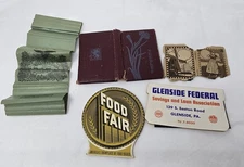 ANTIQUE SEWING NEEDLES 5 PACKS ADVERTISING INCOMPLETE