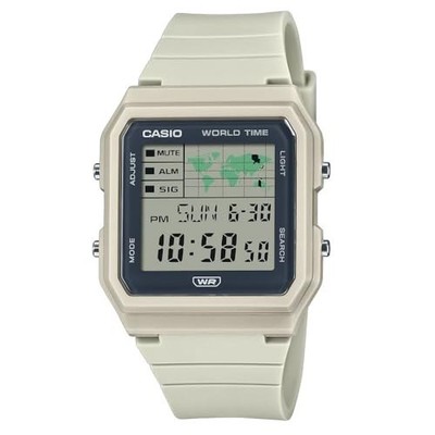 Casio LF-30W-8A Digital Quarzuhr Hellgrau Klassische Uhr Japan Neu